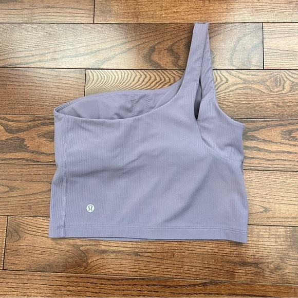 Lululemon Ribbed Nulu Asymmetrical Yoga Tank Top - Picture 7 of 10